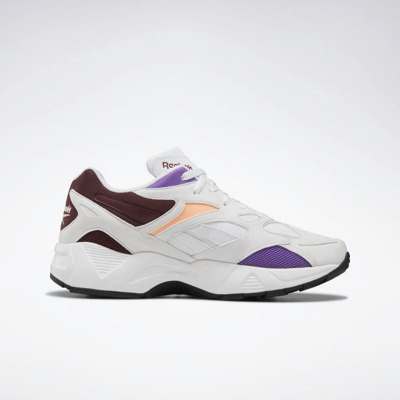Tenisi Reebok Aztrek 96 Reinvented Dama Albi/Colorati Romania QW3078ZL